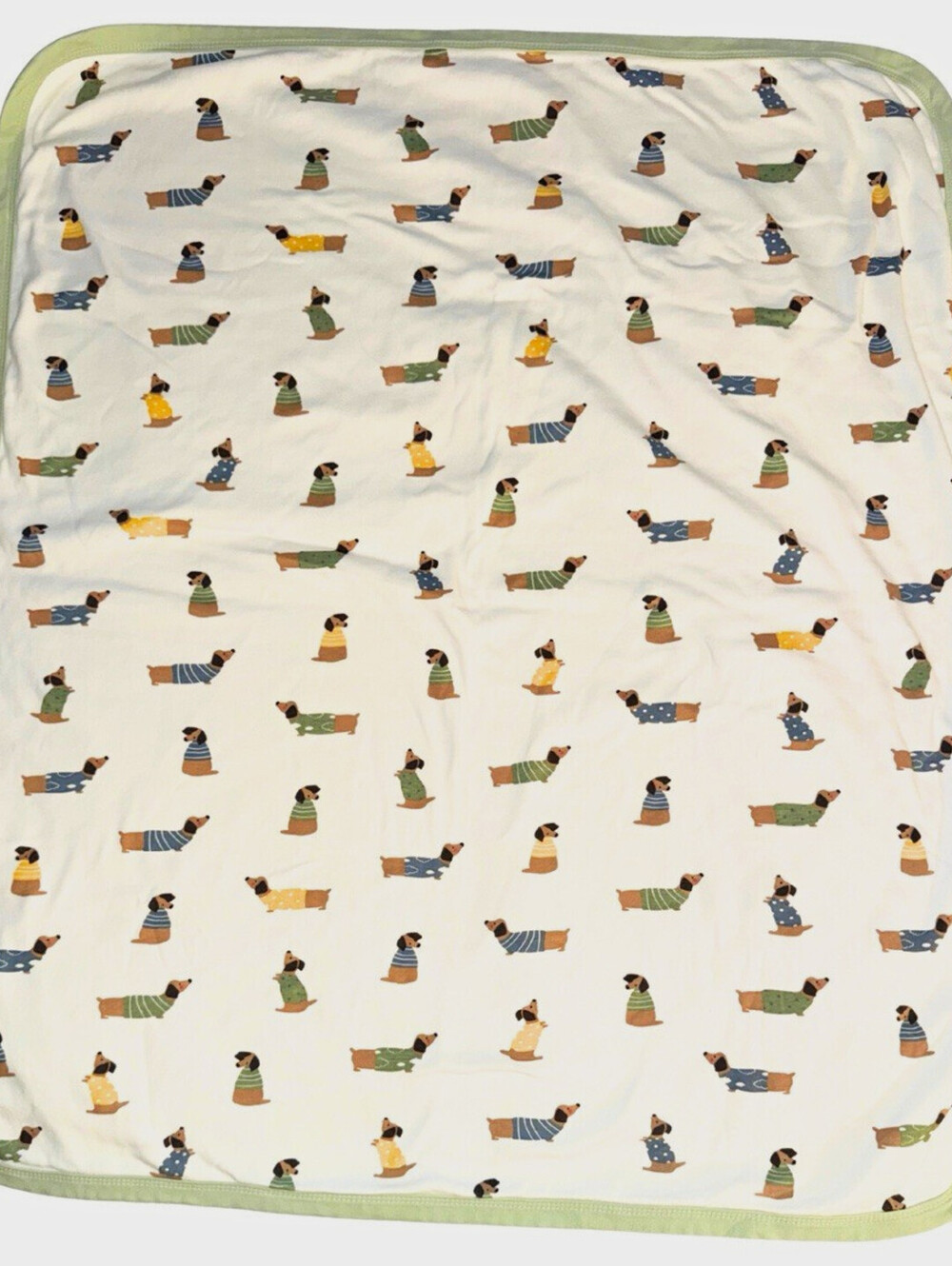 IKEA DRÖMSLOTT Multi-Purpose Baby Blanket Crib Dog Print Cotton